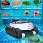 KESSER&reg; Poolroboter f&uuml;r Boden und Wand, Poolsauger bis 100m2 Pools & eine