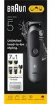 Braun AIO5520, Schwarz, Grau, 0,5 mm, 2,1 cm, Akku, 120 min, Integrierte Batterie -