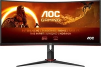 AOC CU34G2XPD/BK, AOC G2 CU34G2XPD/BK, 86,4 cm (34"), 3440 x 1440 Pixel, Wide Quad