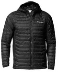 COLUMBIA Herren Steppjacke Powder PassTM Hybrid Hooded Jacket - Schwarz - L