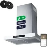 CIARRA Dynamic A+++ 650 m3/h Dunstabzugshaube 60 cm Abzugshaube WIFI APP...