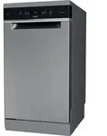 Whirlpool WH4FD11CS7A0X, Freistehend, Single (45 cm breit), Edelstahl, Schwarz,