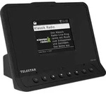 Telestar 5700400, Internet, Digital, DAB+, FM, TFT, 8,13 cm (3.2"), Schwarz -...