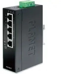 PLANET IP30 Slim type 5-Port Industrial Gigabit Ethernet Switch (-40 bis 75 Grad C),