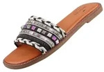 Mustang Damen Pantolette Schwarz/Multi - Schwarz - 37