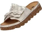 Rieker Pantoletten,Abs.b.35mm, o.Fu&szlig;bett in beige, Gr. 36 - Braun - 36