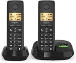 Gigaset PURE 100 AM Duo schwarz Schnurlostelefon mit AB Int.Ware - Schwarz