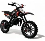 KXD Kinder Dirt Bike 701, 49ccm Zweitaktmotor, rot, Sitzh&ouml;he 60cm, 3-stufig