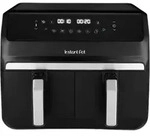 INSTANT POT Vortex Dual Airfryer 2 K&ouml;rbe 8-in-1 Hei&szlig;luftfritteuse 8L schwarz -