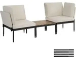 Gartenlounge-Set Magaluf 5 in 1 Funktion, 5-fach verstellbare Lehne, dicke Polsterung Gartenlounge-Set Magaluf 5 in 1 Funktion, 5-fach verstellbare Lehne, dicke Polsterung