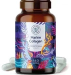 Marine Collagen mit Hyalurons&auml;ure Kapseln | 160 Kapseln | Meeres Kollagen...