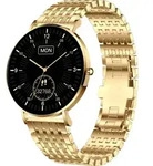 XCOAST SMARTWATCH SIONA 2 - Gelbgold Strickoptik - AMOLED 42mm Display