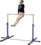 HOMCOM Gymnastik-Turnreck, 13-stufig h&ouml;henverstellbar Reckstange, Reck Turnstange