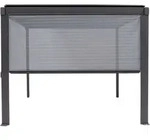 Kurbelrollo Mirador f&uuml;r Basic Pergola f&uuml;r die 3 m Seite anthrazit - Schwarz
