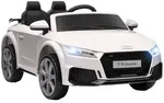 HOMCOM Kinder Elektroauto 12V Kinderauto mit 2,4G Fernbedienung, Musik, Wei&szlig;