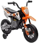 AIYAPLAY Kinder Elektro-Motorrad 12V Kindermotorrad mit Musik, 2,4-5 km/h -...