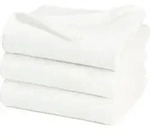3er Set Duscht&uuml;cher Waffelpique, 70x140 cm, 100% Baumwolle, wei&szlig; - Wei&szlig;