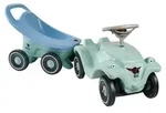 BIG Kleinkind 3in1 Lauflernwagen, Spielzeugwagen und Anh&auml;nger Bobby Car Buggy rot
