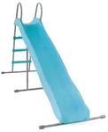 INTEX 44107 - Rutsche (blau, 251x84x147cm) Gartenrutsche Kinderrutsche Slide