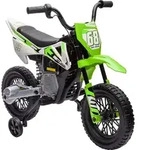 AIYAPLAY Kinder Elektro-Motorrad 12V Kindermotorrad mit Musik, 2,4-5 km/h -...