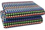 2er Set Duschtuch, Baumwolle, 70x140 cm, sortiert - Bunt