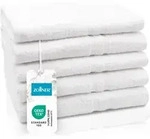 5er Set Duscht&uuml;cher, 70x140 cm, wei&szlig;, 100% Baumwolle - Wei&szlig;