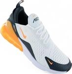 Nike Air Max 270 - Herren Sneakers Schuhe Wei&szlig;-Orange AH8050-114 , EU 42 US 8.5
