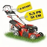 HECHT 551 SXE Rasenm&auml;her Benzin mit Antrieb | 51 cm Schnittbreite | Elektrostart 