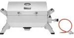 Royal Gourmet Tischgrill Tragbarer Gasgrill, Kompact Tisch-Gasgrill mit Zwei Griffen,