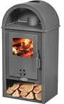 Holzofen Dikar 10 kW Sannover - Schwarz