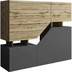 MIRJAN24 Kommode Ceelias, Modern Wohnzimmer Sideboard mit T&uuml;ren, Industrial