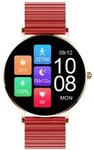 XCOAST SIONA 2 Wave Rot Damen Smartwatch - AMOLED, Wasserdicht, Puls, Blutdruck,