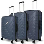 deluxe4home&reg; 3 tlg. Hartschalenkofferset Reisekoffer Koffer & Trolley Dunkelblau I