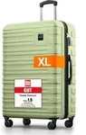 Travely Polycarbonat Koffer Gro&szlig; 77cm XL - 100L Innenvolumen - 158cm Gurtma&szlig;, sehr