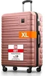 Travely Polycarbonat Koffer Gro&szlig; 77cm XL - 100L Innenvolumen - 158cm Gurtma&szlig;, sehr