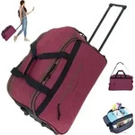 Reisetrolley Weekender Duffle Elephant Travel 55 cm Trolley Reisetasche mit...