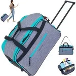 Reisetrolley Weekender Duffle Elephant Travel 55 cm Trolley Reisetasche mit...