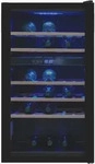Exquisit 810845100, Exquisit Weink&uuml;hlschrank 2 Zonen, 45 Flaschen, 119 Liter,