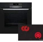 Bosch Einbau-Backofen-Set, HBA171BB3 + PKN811BA2E, Einbau-Backofen, Elektro-Kochfeld Bosch Einbau-Backofen-Set, HBA171BB3 + PKN811BA2E, Einbau-Backofen, Elektro-Kochfeld
