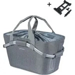 BASIL Fahrradkorb HR-Basket Carry All 2Day MIK 2.0 grey melee - Grau