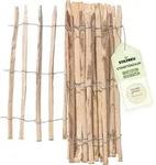 Franz&ouml;sischer Premium Staketenzaun Kastanie - L&auml;nge 5 Meter, H&ouml;he 100 cm,