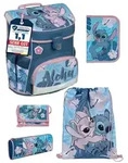Scooli Ranzen-Set 5-teilig DISNEY STITCH Schulranzen-Set mit Federm&auml;ppchen -