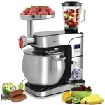 Syntrox Germany K&uuml;chenmaschine 2000W 12L mit Fleischwolf Mixer schwarz -...