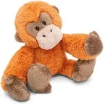 NICI Kuscheltier Orang-Utan schlenkernd orange 20cm - Braun