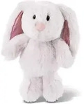 NICI Kuscheltier Hase Spring Rabbits hellgrau - Grau/Violett