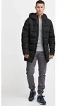 INDICODE IDHersh Steppjacke Herren Parka Winterjacke Steppparka gef&uuml;ttert mit Kapuze