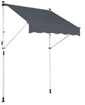 CLP Klemm-Markise Westerly,anthrazit 350x120 cm - Grau