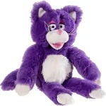 Sandmann Katze Kuscheltier MiWau, 40 cm, Lila