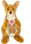 Teddy Hermann K&auml;nguru mit Baby 30 cm Pl&uuml;schk&auml;nguru - Braun