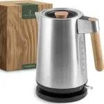 WALDWERK Design Wasserkocher - 3000 Watt - 1,7L - Wasserkocher Edelstahl -